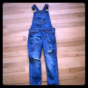 Gap girl as denim overalls 5